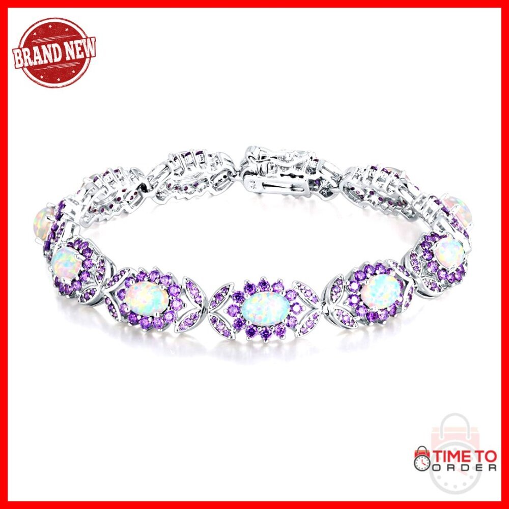 Sterling Silver Tennis Bracelet Elegant Minimal Chic Wedding Prom Party Wear